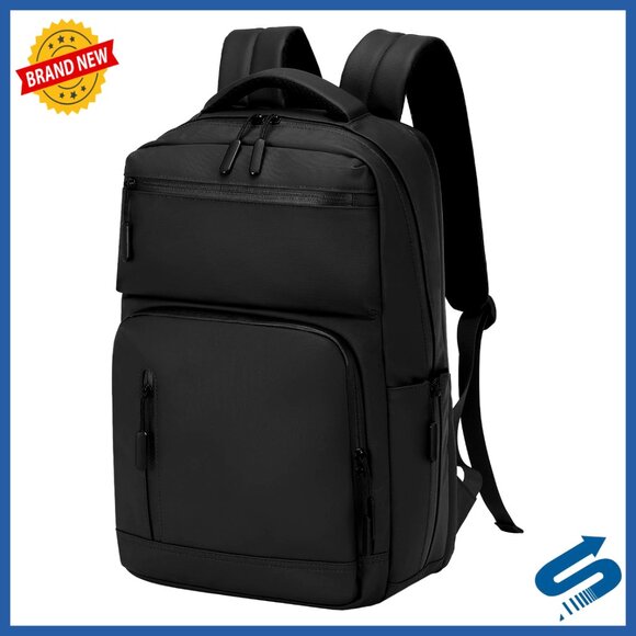 Waterproof Laptop Backpack Flight Approved Anti-Theft Daypack 15.6-inch Sleeve